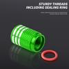 Automobile Tire Inflation Nozzle Cover Bolt-in Aluminum Theftproof Valve Caps For Nissan Nismo Tiida Teana Skyline Juke X-trail