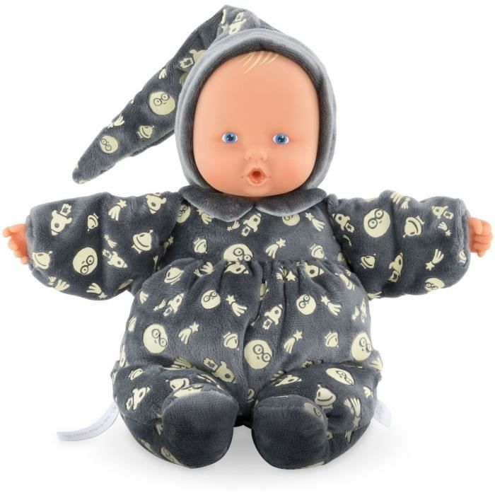 Mon Doudou COROLLE - Babipouce Brille Dans La Nuit - 28 Cm - Senteur De Vanille - Dès La Naissance