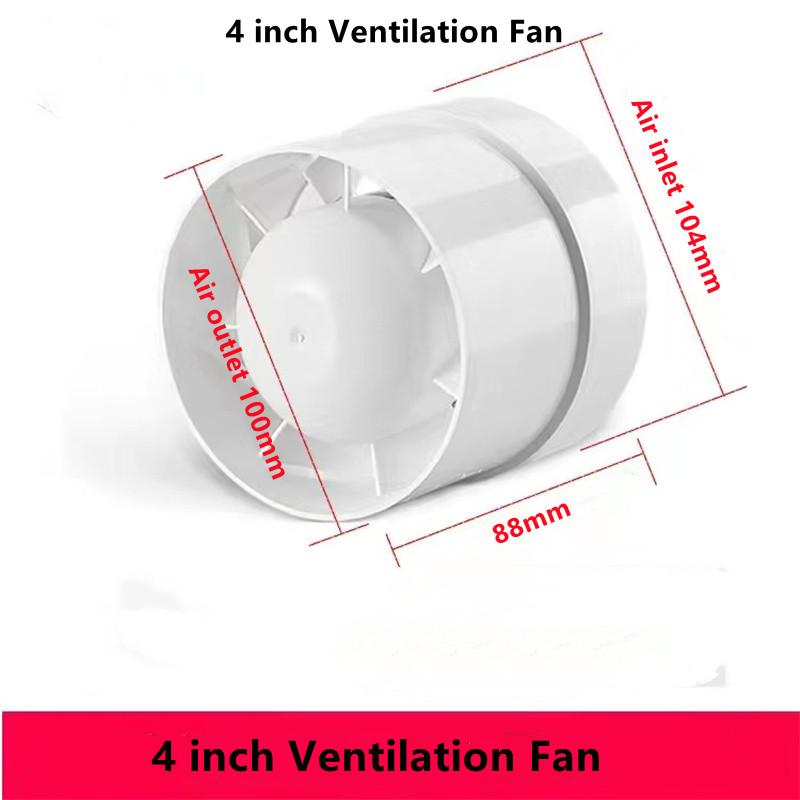 4/5/6 inch 220V Silent Ventilation Air