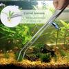 1pc Stainless Steel Aquarium Feeding Tongs, 10.6 Inch Curved Tweezers and Straight Forceps, Ideal for Fish Tank Landscaping, Worm Feeding, Reptiles