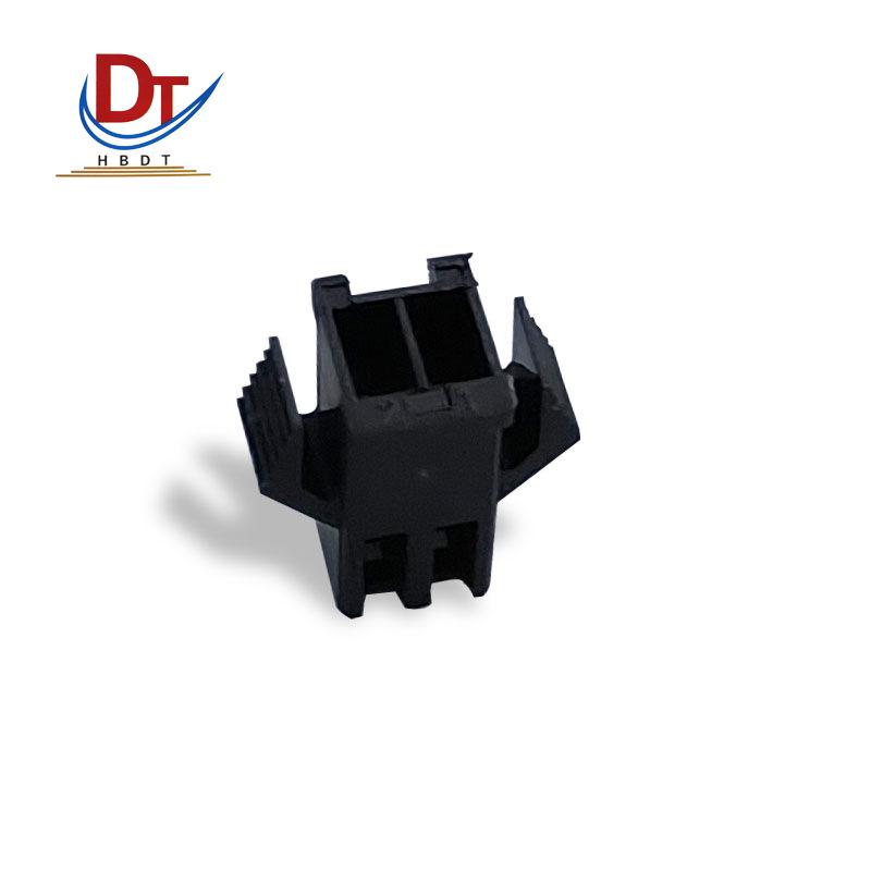 2-Pin Black Automotive Wire Harness with SM-2Y Plastic Sheath Connector for Electric Toys