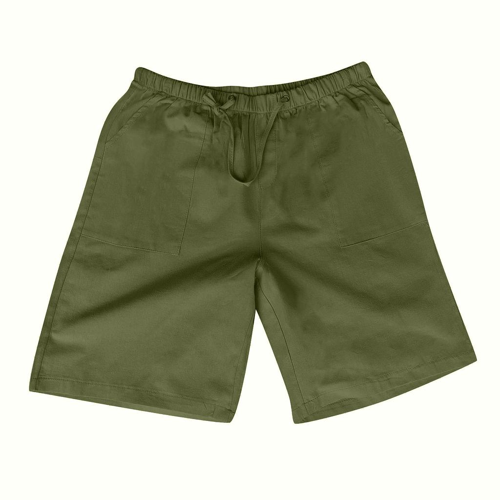 Leinenbekleidung für Herren Natürliche Leinenhosen für Herren Zeitgenössische Bequeme Qualität Weiches Leinen Tasche Farbe Shorts