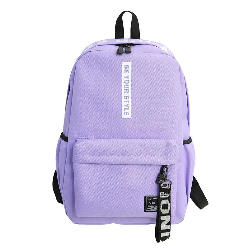 Studentský batoh Oxford Schoolbag Lehký Velkokapacitní měkký ramenní popruh Módní potisk Multifunkční batohy