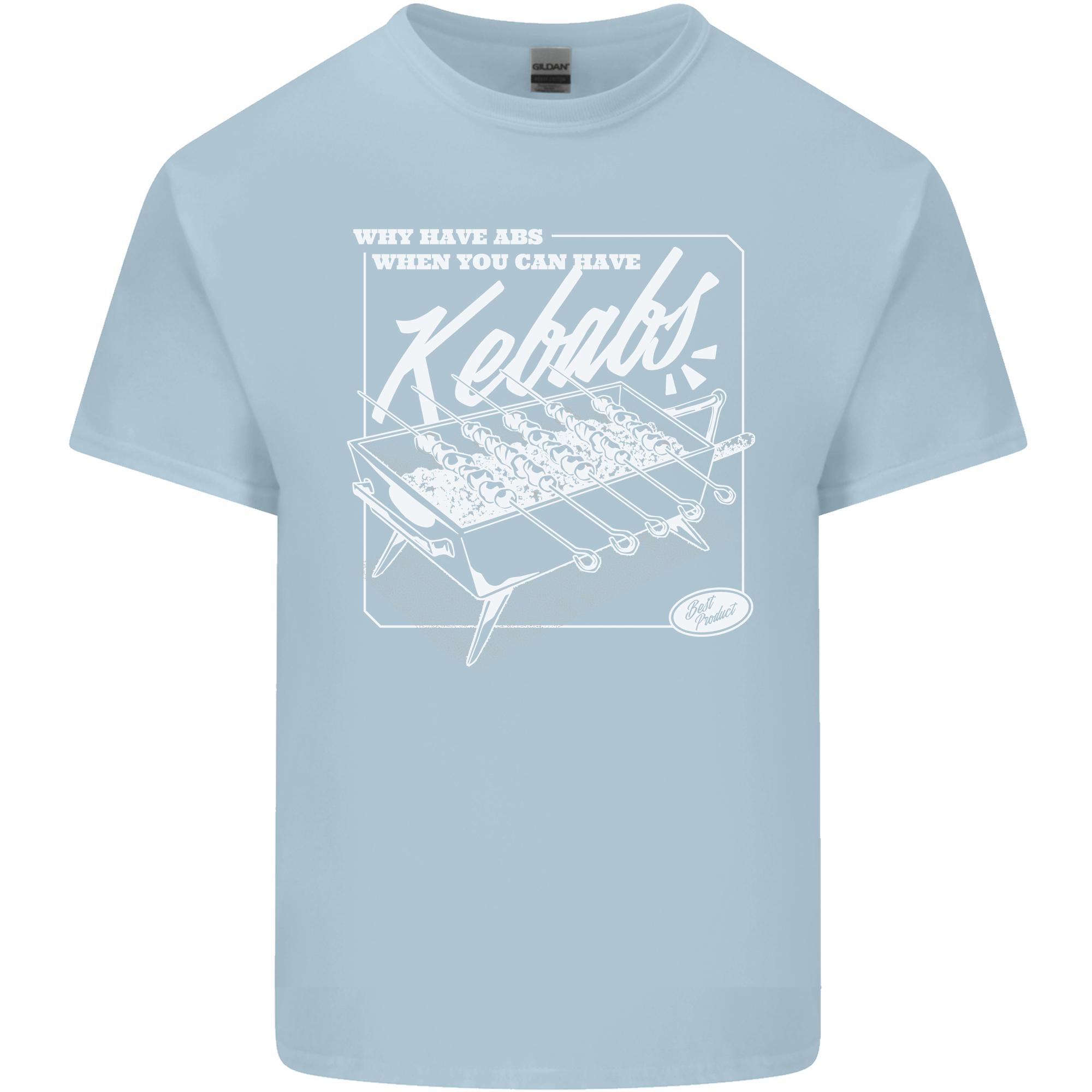 Funny Gym Overweight Fat Abs Kebabs Unisexs Light Cotton TShirt S