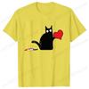 Black Cat with Knift Tee Shirt, Love Couples T Shirts, Couple Shirts, Best Couple Shirts, Lovers Shirt, Black Cat Hearts Outfits