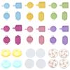 2-33pcs Dollhouse Miniature Trays Plates Doll Mini Food White Dishes Tableware Kitchen Toys Doll House Accessories