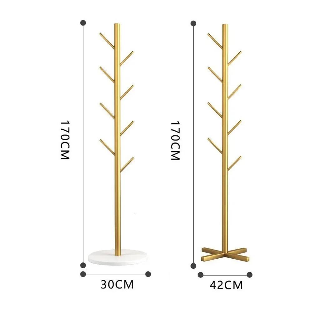 Kabát na stojáka Kovový stojan Peněženka lehká Luxusní stojan Severský styl Ušetřete místo Podlaha Stojící Více háčků Stojan na oblečení