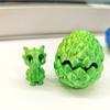 3D Printed Dragon Egg Ornament Vibrant Color Small Size Stress Relief Fidget Toy Adorable Cartoon Dragon Statue