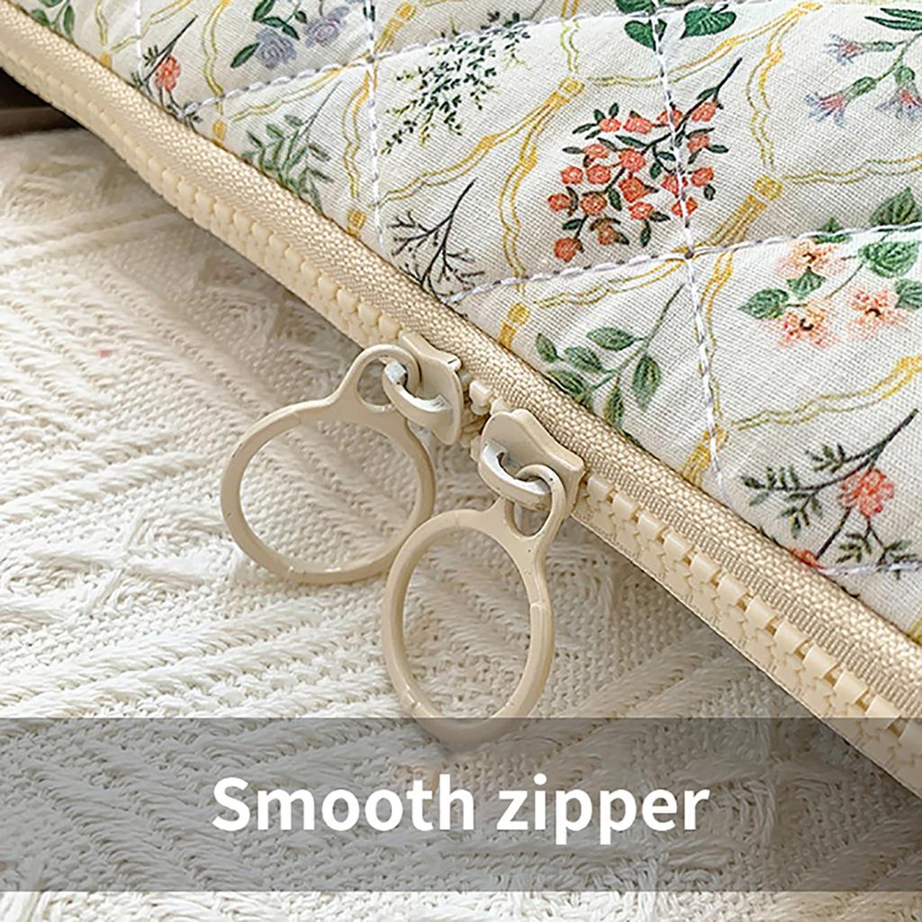 Flower Pattern Laptop Sleeve Case Bags For Ipad Air Pro 11 Inch Cover Laptop Bag Inner Bag Flat Bag