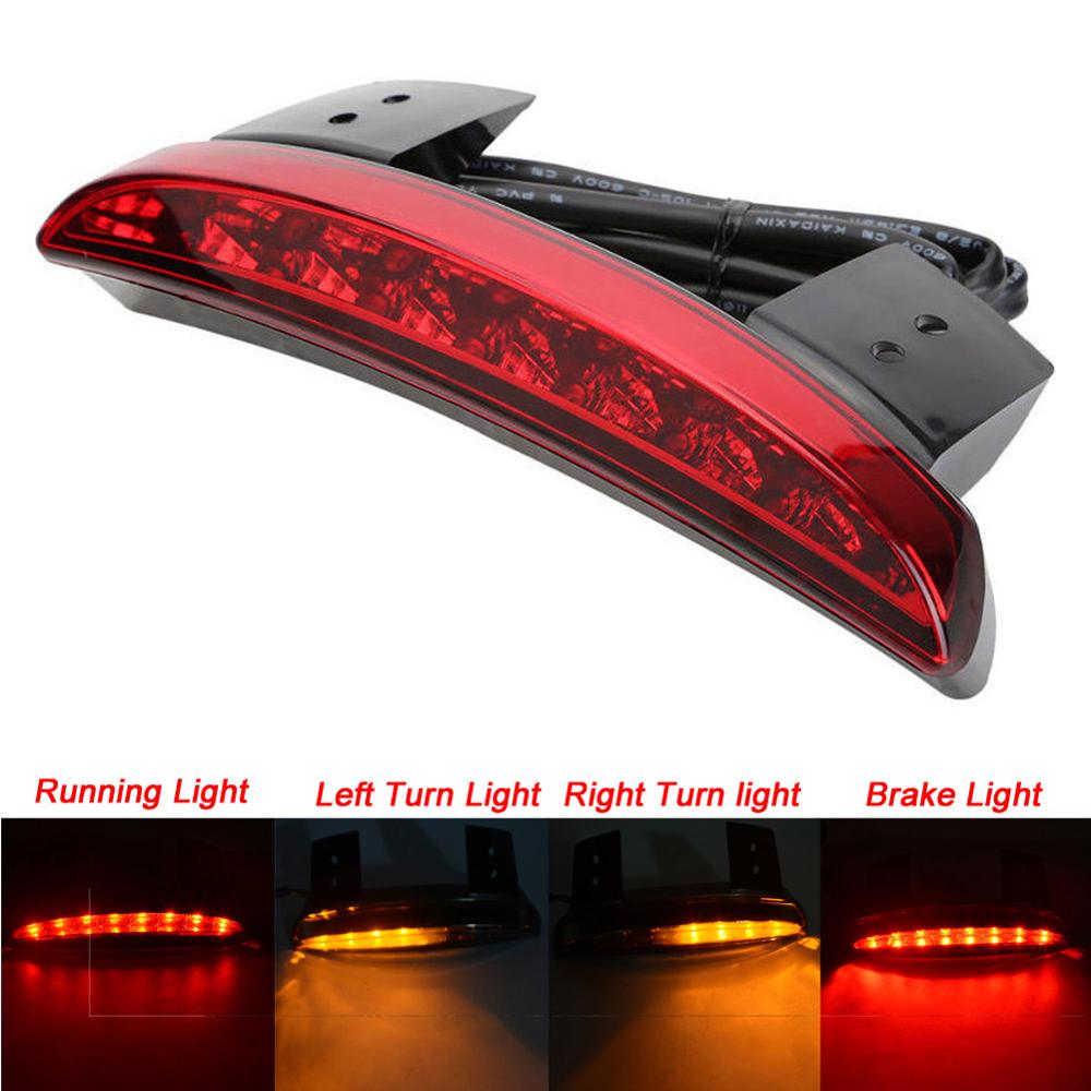 Motorcycle Tail Light Lamps Turn signal Left right Rear Fender Edge Brake Taillight For Harley Touring Sportster XL 883 1200