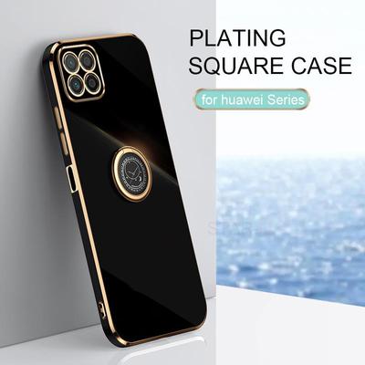 Coque de luxe avec anneau de placage pour Huawei Honor 70 Lite X8 X8a X6s 4g 5g, coque arrière en silicone pour Honorx8 70lite X6 A