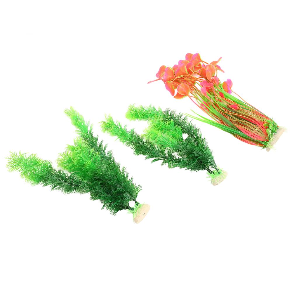 Aquarium Plants Decoration Artificial Lifelike Beautiful Fish Tank Plants Ornament for Underwater