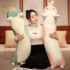 Cartoon Animal Plush Toys Soft Long Sleep Pillow Dinosaur Cat Rabbit Husky Stuffed Doll Cushion Gift for Kids