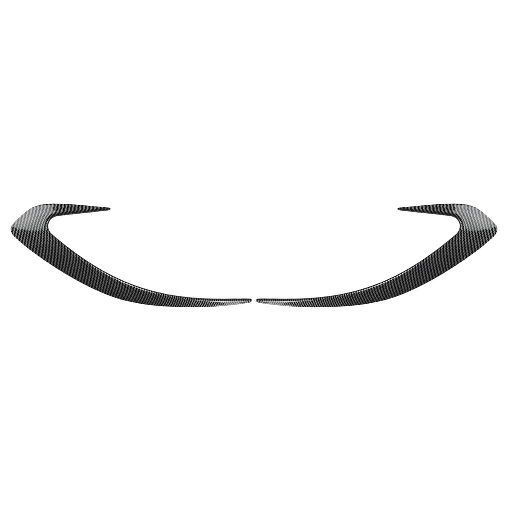 Rear Bumper Side Air Vent Trims Cover For Mazda MX-5 Miata ND 2016-25 Carbon Fiber Look/Gloss Black Boot Spoiler Splitter Canard