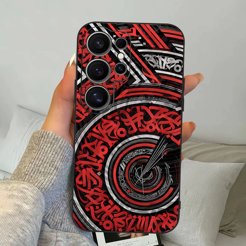 

Pokras Lampas Art Graffiti Phone Case For Samsung S 24 Fe 25 Ultra Plus 20 Lite 21 30 22 23 24 22 Ultra 5G Fundas Samsung S24 Plus