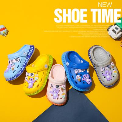 Kinder Sandalen EVA Loch Schuhe Sommer Kinder Kokos Hausschuhe Indoor Hause Rutschfeste Hausschuhe Sandale