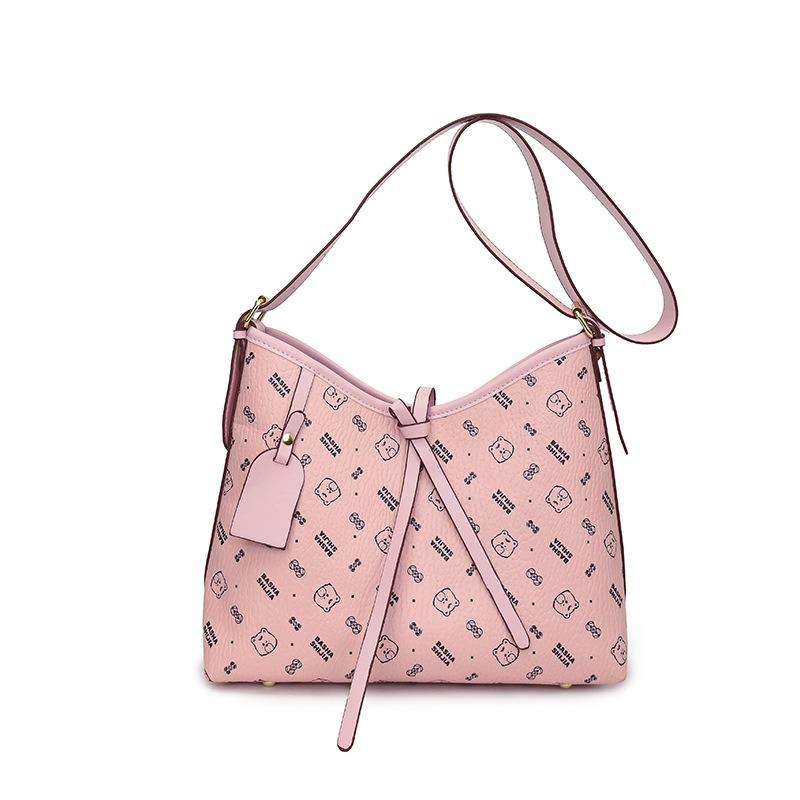 Retro Underarm Bag Women's New Large-capacity Commuter Bucket Bag Versatile Fashion Shoulder Messenger Bag