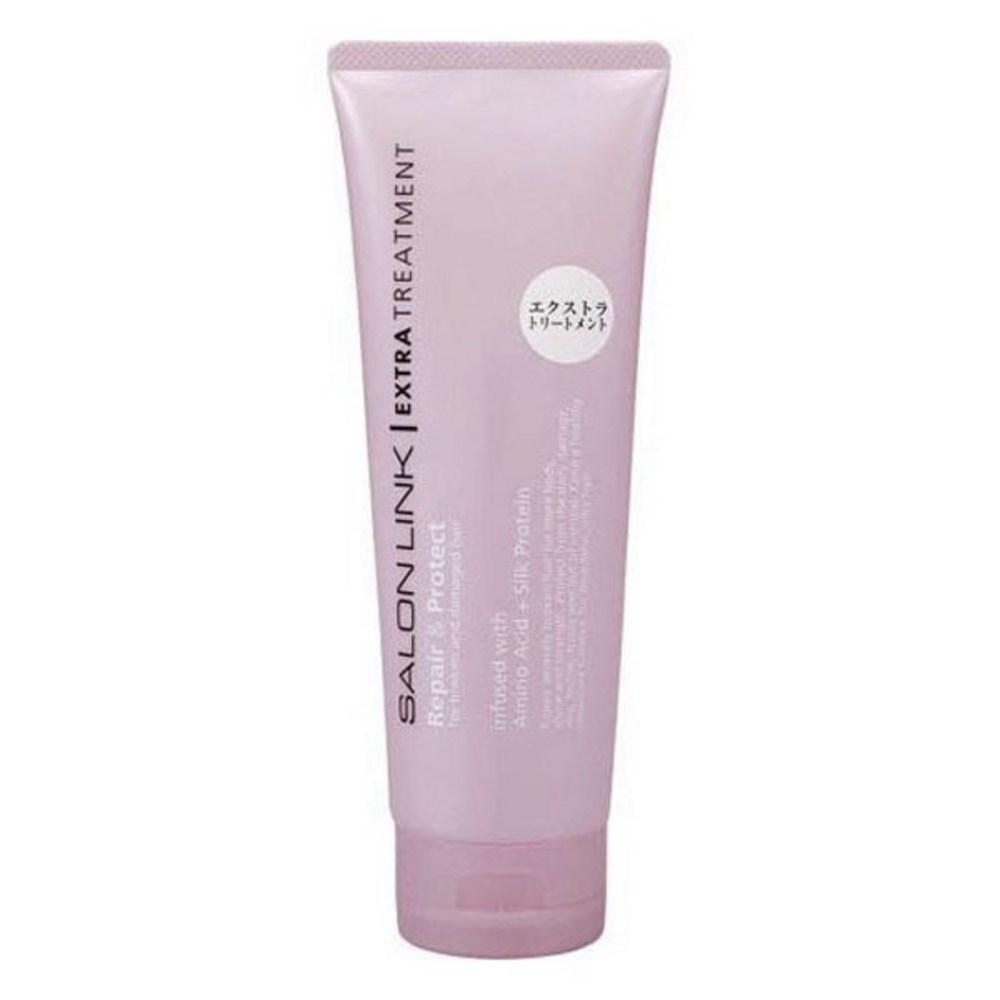 Kumano Salon Link Extra Treatment Repair & Protect 250g + Shampoo Repair & Protect 1000ml, 1 piece