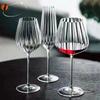 Bicchiere da casa in vetro di cristallo trasparente ondulato nordico, calice da festa, bicchieri da champagne, tazza, bicchiere da vino rosso, coppa da matrimonio, regali di Natale