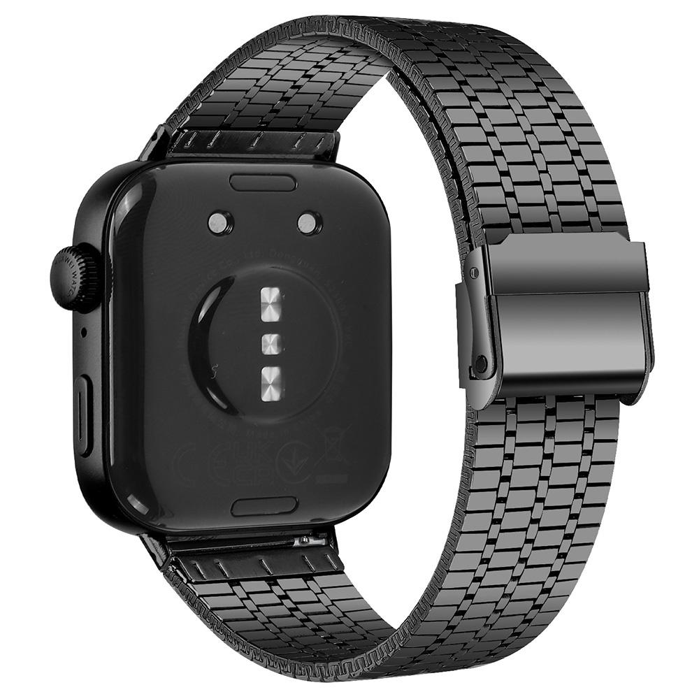 

For Huawei Watch Fit 3 Band 316L Stainless Steel Replacement Strap,Black A