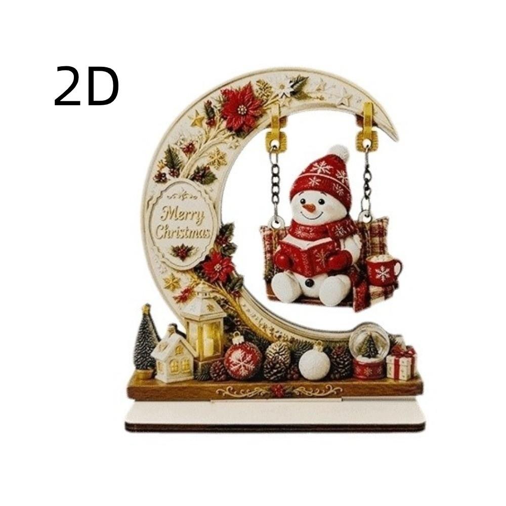 Snowman Deer Christmas Ornaments Ghost Christmas Decoration Santa Claus Ornament  Indoor