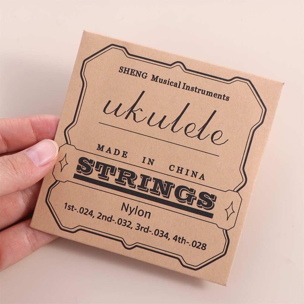 1 Set Universal Ukulele Strings Replacement Classical Guitar Strings  For 21 / 23 / 26-inch Ukulele