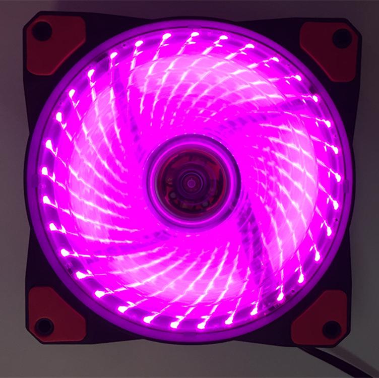 12CM 33LED Luminous Case Cooling Fan - 12025 LED Computer Cooler