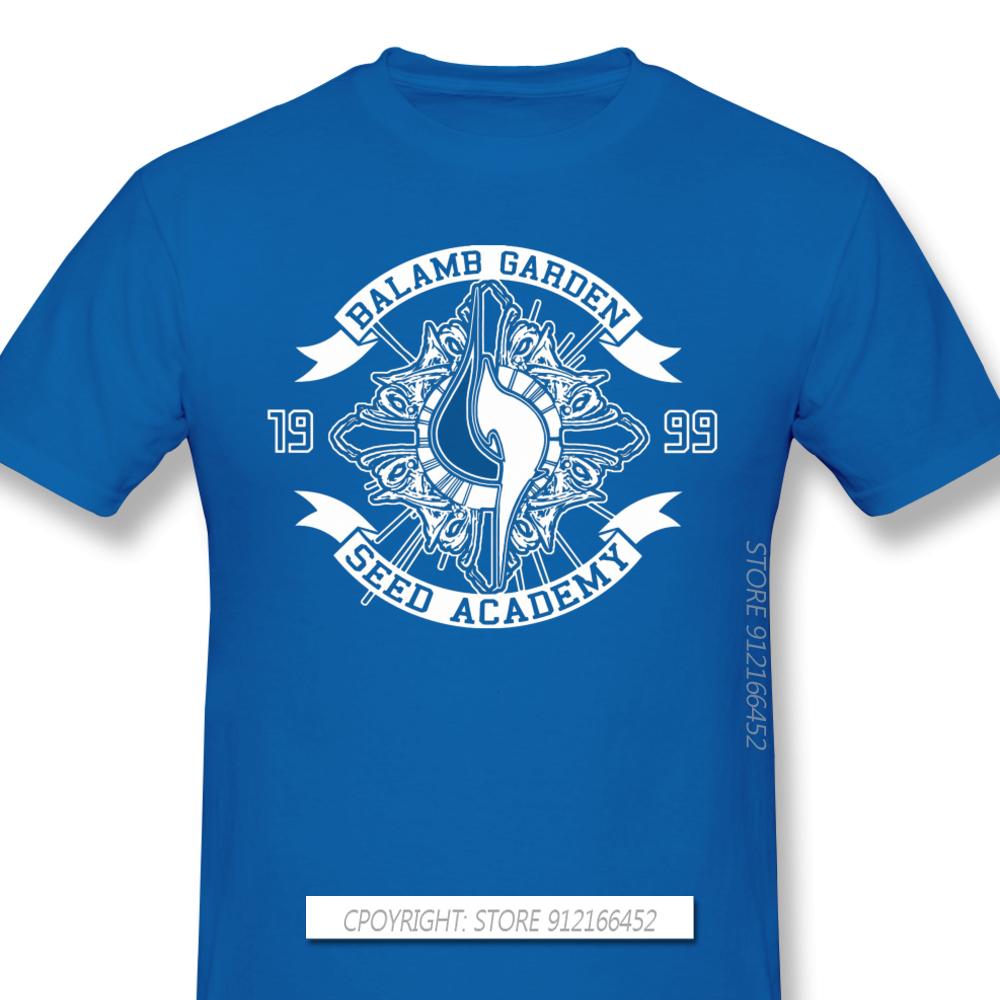 Men Clothes Final Fantasy Role Playing Video Game Series T-Shirts Balamb Garden Seed Academy Fashion Short Sleeve