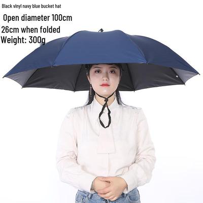 ShiXun Allwetter UV-Schutz Faltbarer Regenschirm Hut