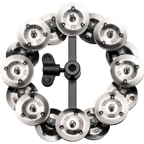 

MEINL Percussion Headliner Series Hi-Hat Tambourine, Stainless Steel, 2-Row, HTHH2BK