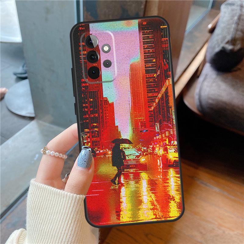 New York City Case For Samsung Galaxy A16 A13 A26 A36 A56 A06 A55 A35 A15 A54 A34 A14 A53 A12 A22 A32 A52