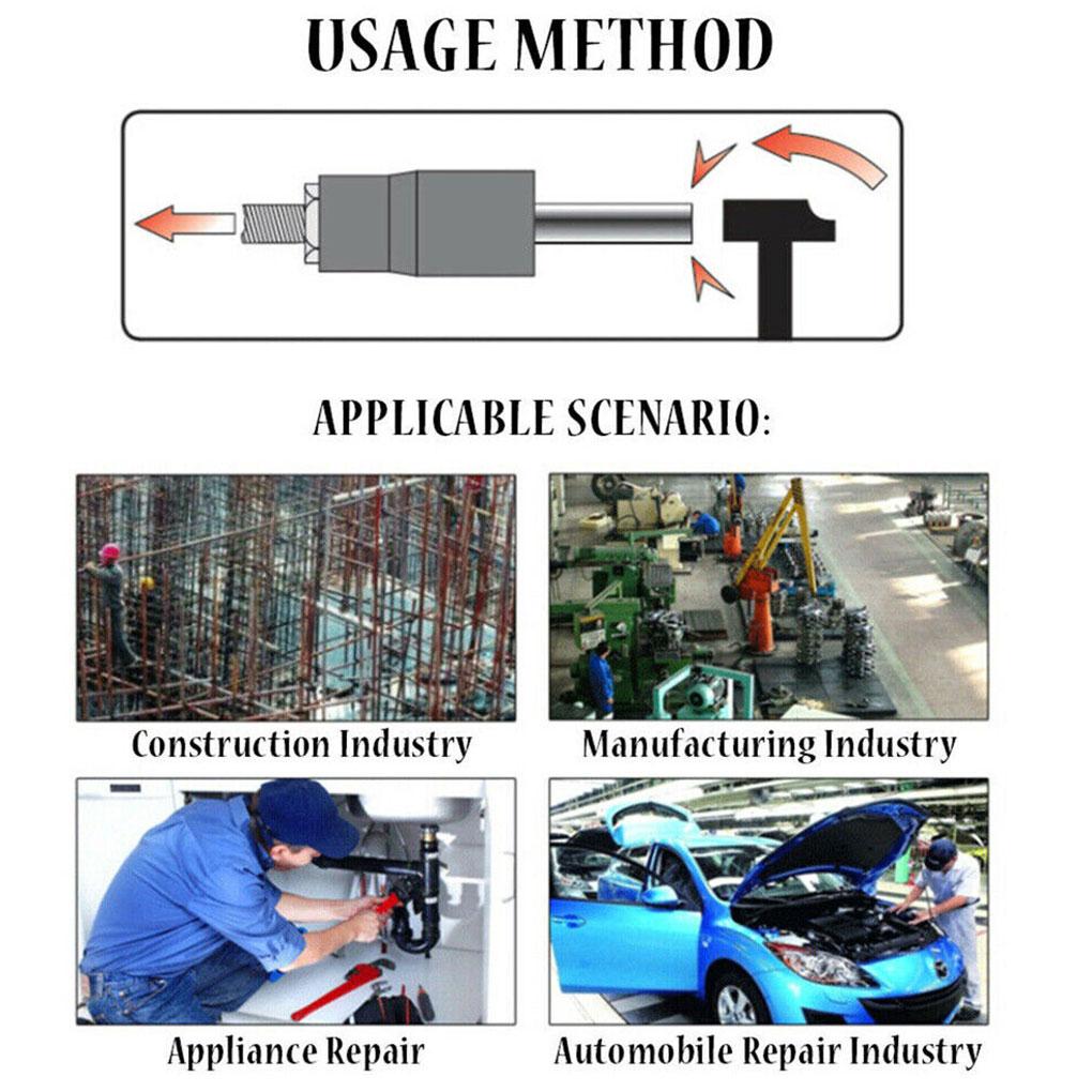 10pcs Metal Efficient Screw Remover Say Goodbye To Stuck Screws Rust Resistant Nut Adopter Unscrew