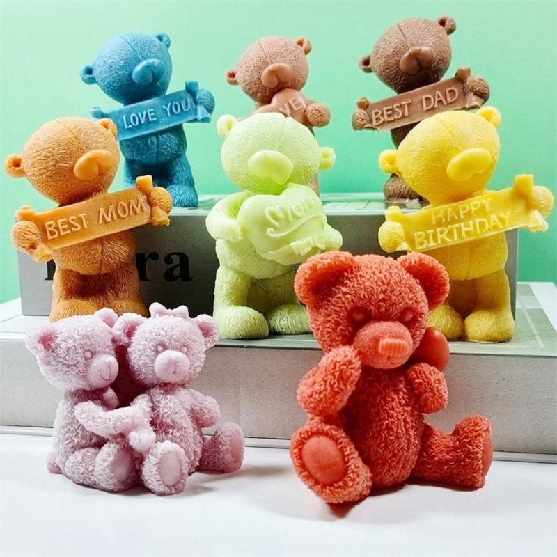 DIY Castings Moulds Cylinders Candle Mould Silicone Craft Pendants 3D Cylinders Candle Molds Candle Decorations Moulds