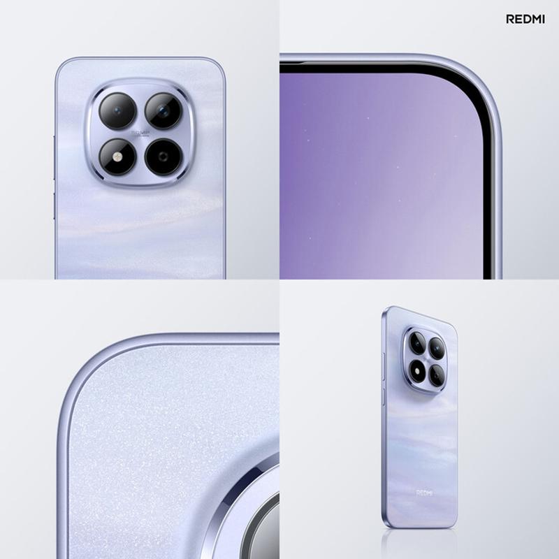 רום גלובלי Xiaomi Redmi Note 15 Pro סמארטפון מצלמות כפולות 50MP עמיד בפני זעזועים עמיד במים חיי סוללה ארוכים גרסת סין