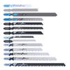 48 Pcs Jig Saw Blade Set Multi Size Saw Blades with EVA Cloth Bag for Wood Metal Aluminum Cutting
