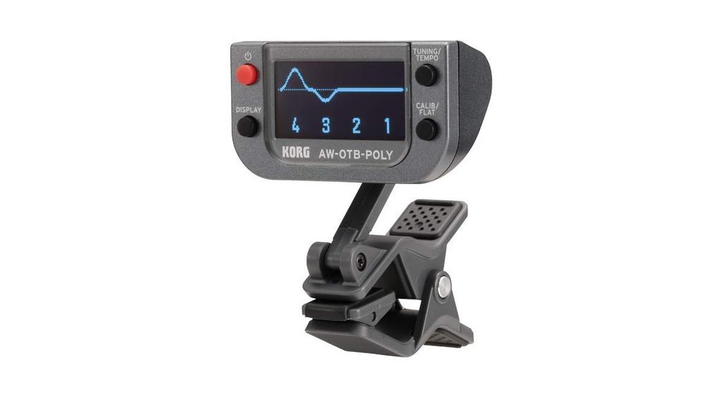 KORG Polyphonic Clip-on Tuner for Bass (AW-OTB-POLY) - Set of 2