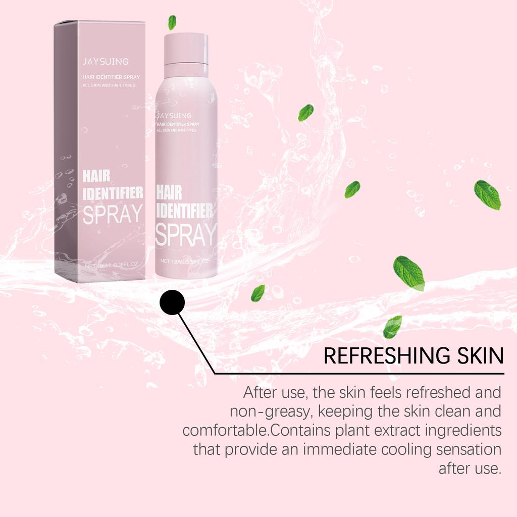 Jaysuing Facial Hair Spray Hair Facial Cleansing and Moisturizing Care Spray Less