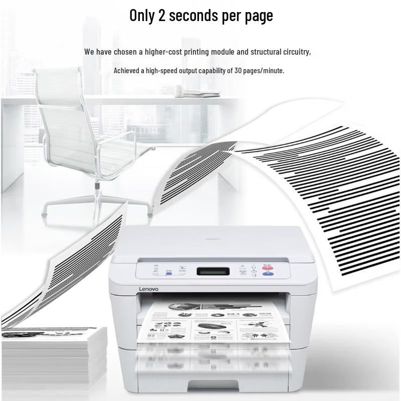 Lenovo M3070W A4 Black and White Multifunction Laser Printer CN plug (adapter included)