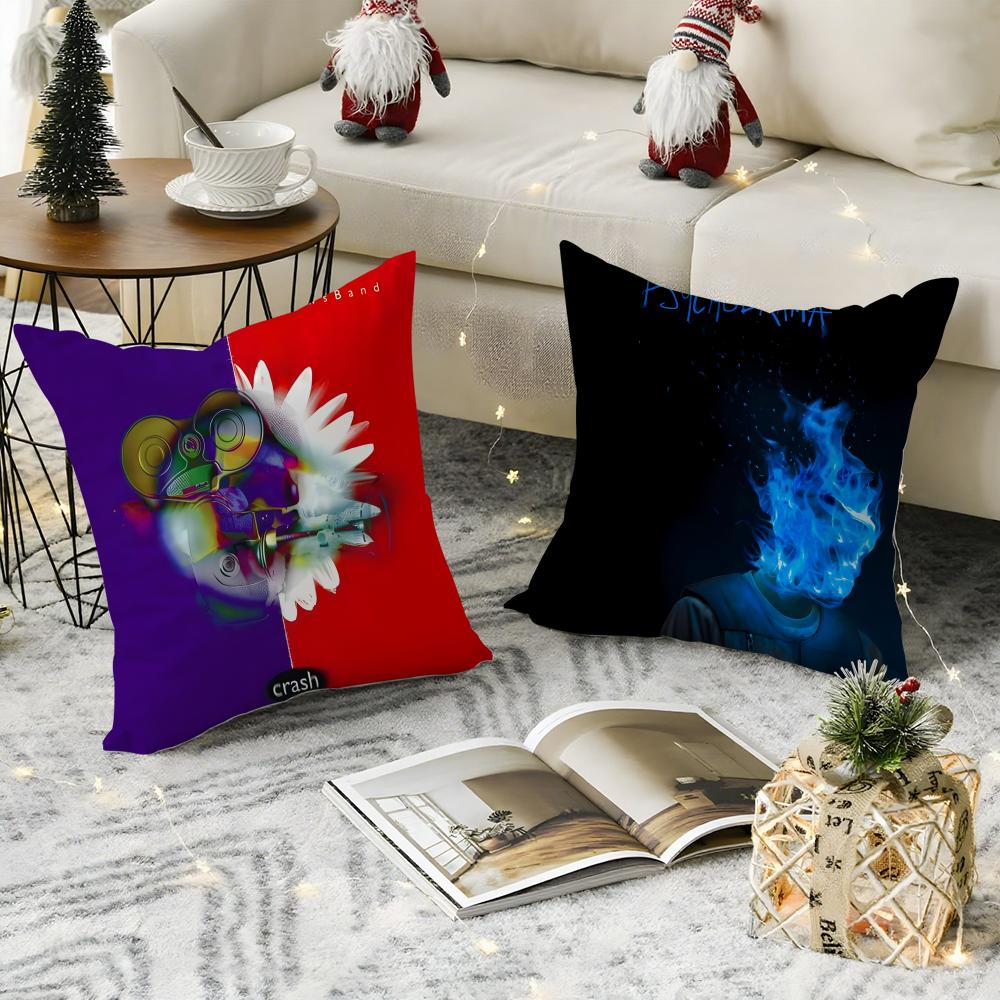 Dave Cushion Cover Breathable Linen Pillow Cover Skin-Friendly Home Decor Pillowcase With Hidden Zipper