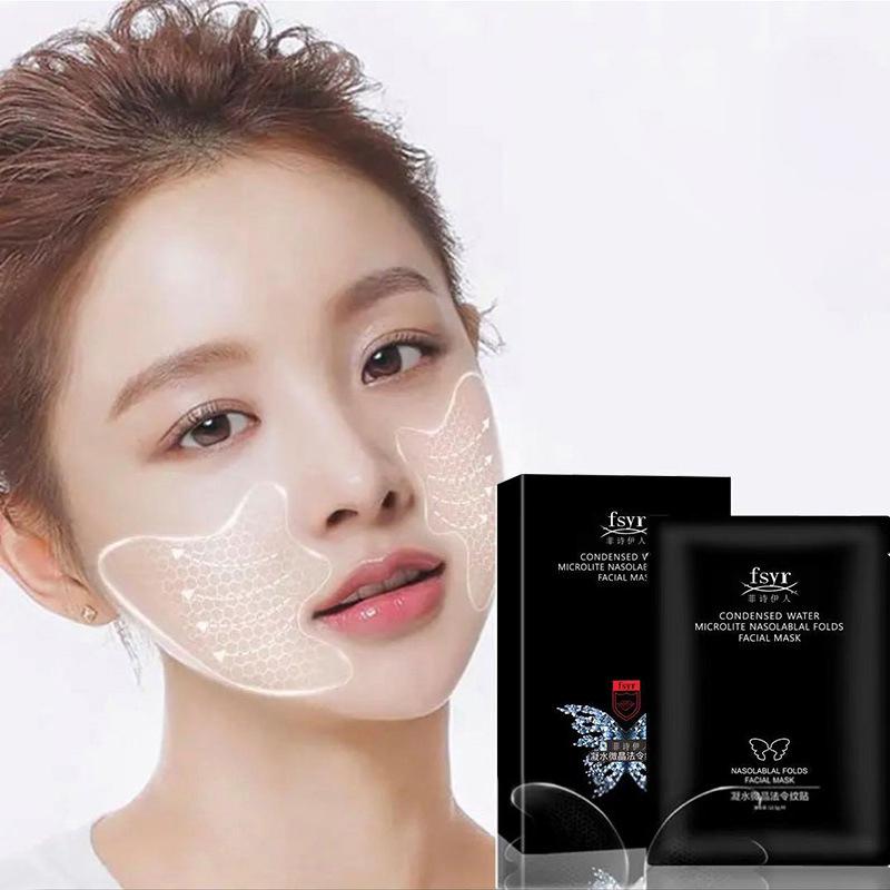 5 Beutel/Karton Augenmasken-Patch, Nasolabial-Stirnfalten, Anti-Falten-Muster-Patch