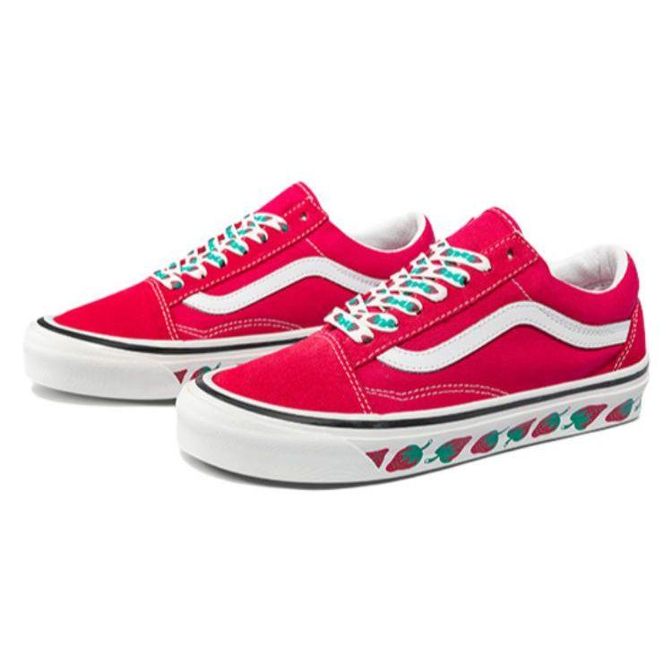Vans Old Skool 36 36 Dx Classics Low Top Skate Shoes Unisex Sneakers Red VN0A4BVQRED