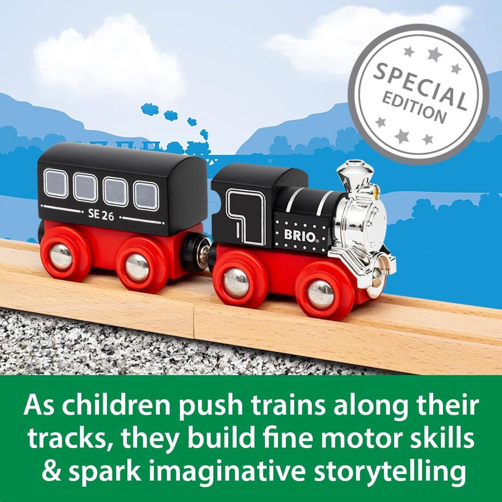 BRIO Wooden Railway Educational Toy 2026 Limited Edition Train Ages 3+ Wooden Toy Locomotive Vehicle Birthday Christmas Present 36140 Indoor Play Boys