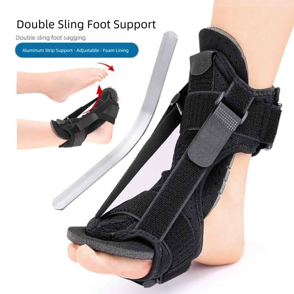 Compression Dorsal Drop Foot Orthopedic Brace Double Support Foot Drop Orthosis  Outdoor