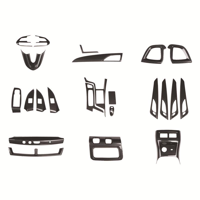 Cadillac CT5 (20-22) Carbon Fiber Interior Trim for Steering Wheel & Console