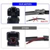 Car Wiper Blade Blades For Fiat Panda 2003-2012 22"+ 16" Windshield Windscreen Clean Naturl Rubber Car Wipers Accessories