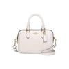 Rowan Cross Grain Leather Boston Bag Handbag Small Women's White (Unisex) Handbags CH157 IMCHK