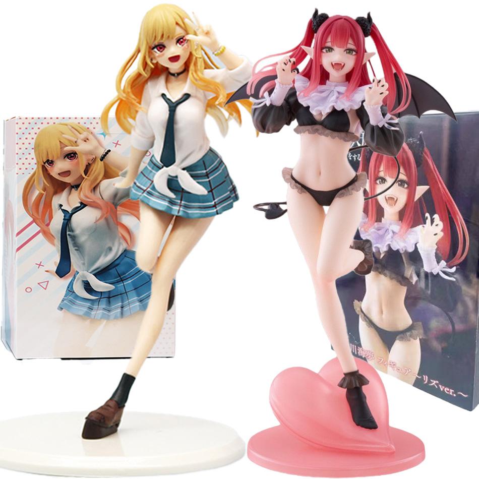 Heiß 18cm-28cm Mein Dress-Up Darling Kitagawa Marin Liz Version. Anime PVC Actionfigur Sammlermodell Schreibtischdekoration Geschenke