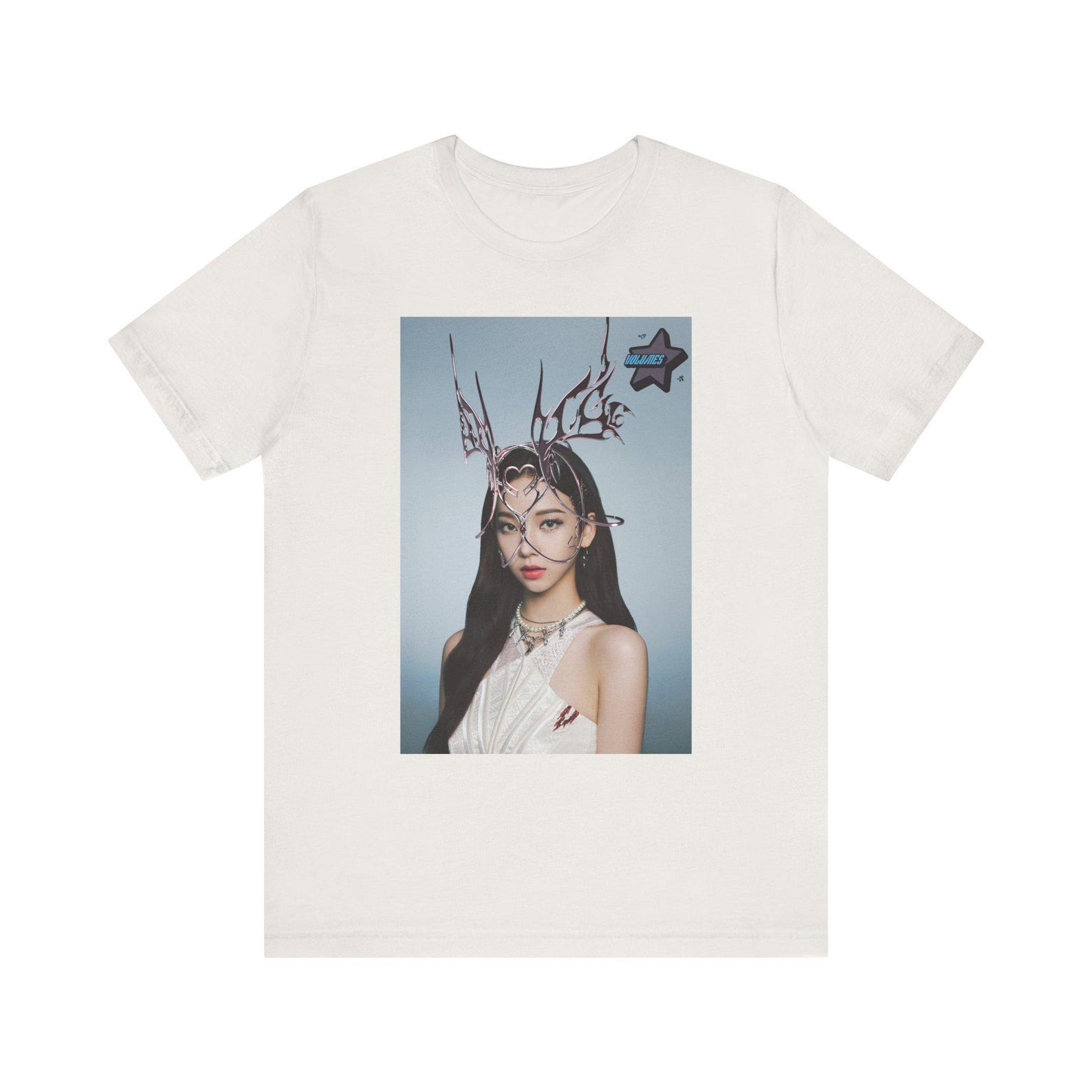 Kpop Aespa Jersey Short Sleeve Tee, Karina Savage Album Logo T-Shirt, Y2K Inspired Merch L