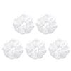 5Pcs Large Intestine Hair Ring LED Luminous Band Headdress Headwear Rope Light Emitting Halloween Decor
