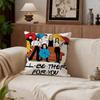 Comedy Friends Cushion Cover Cushion Cover Set 4Pcs 50x50 45x45 40x40 Pillowcase Decorative Sofa Home Decor